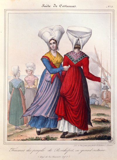 Grand costume for women in the Rochefort area, Charente by Charpentier